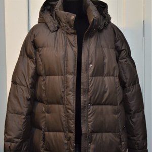 Eddy Bauer Size XL Premium Goose Down 3/4 Coat